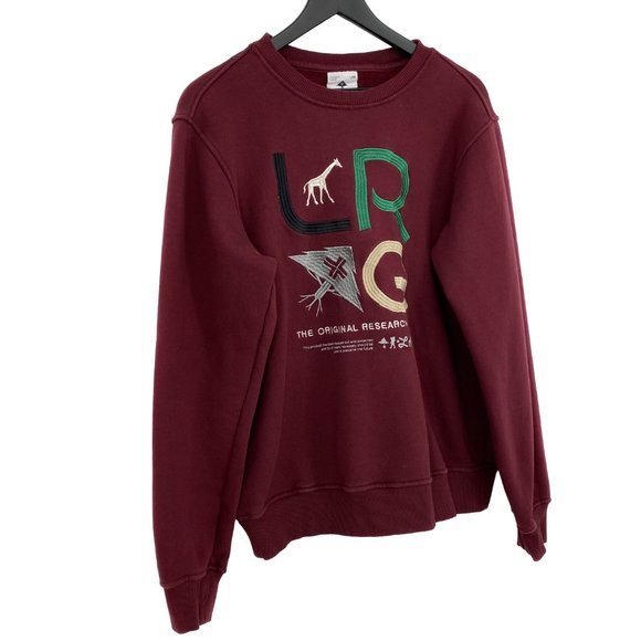 LRG The Original Research Group Embroidered Logo Crewneck Sweatshirt Size M - Picture 2 of 16